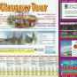 GLASGOW CITY SIGHTSEEING DOUBLE DECKER SCOTLAND BUS TIMETABLE SUMMER 2009