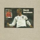 DAVID BECKHAM ENGLAND AND MANCHESTER UNITED RUSSIAN LANGUAGE CALENDAR CARD 2010