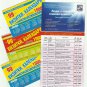 COLLECTION OF EIGHT AUTO BUS TIMETABLES FROM UKRAINE
