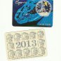 ZODIAC SET TWELVE YEAR OF THE SNAKE UKRAINIAN AND RUSSIAN LANGUAGE CALENDAR CARDS 2013