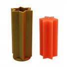 № 2 Star shape for making carved candles. A form from strong and durable heat-resistant plastic