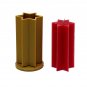 â 6 Star shape for making carved candles. A form from strong and durable heat-resistant plastic