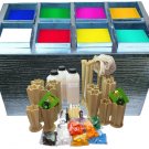 Candle making kit, water bath. wax candle melter machine Set of 8 buckets