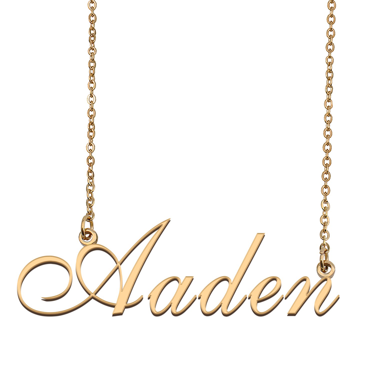 Personalized Custom Any Name Necklace for Women Aaden