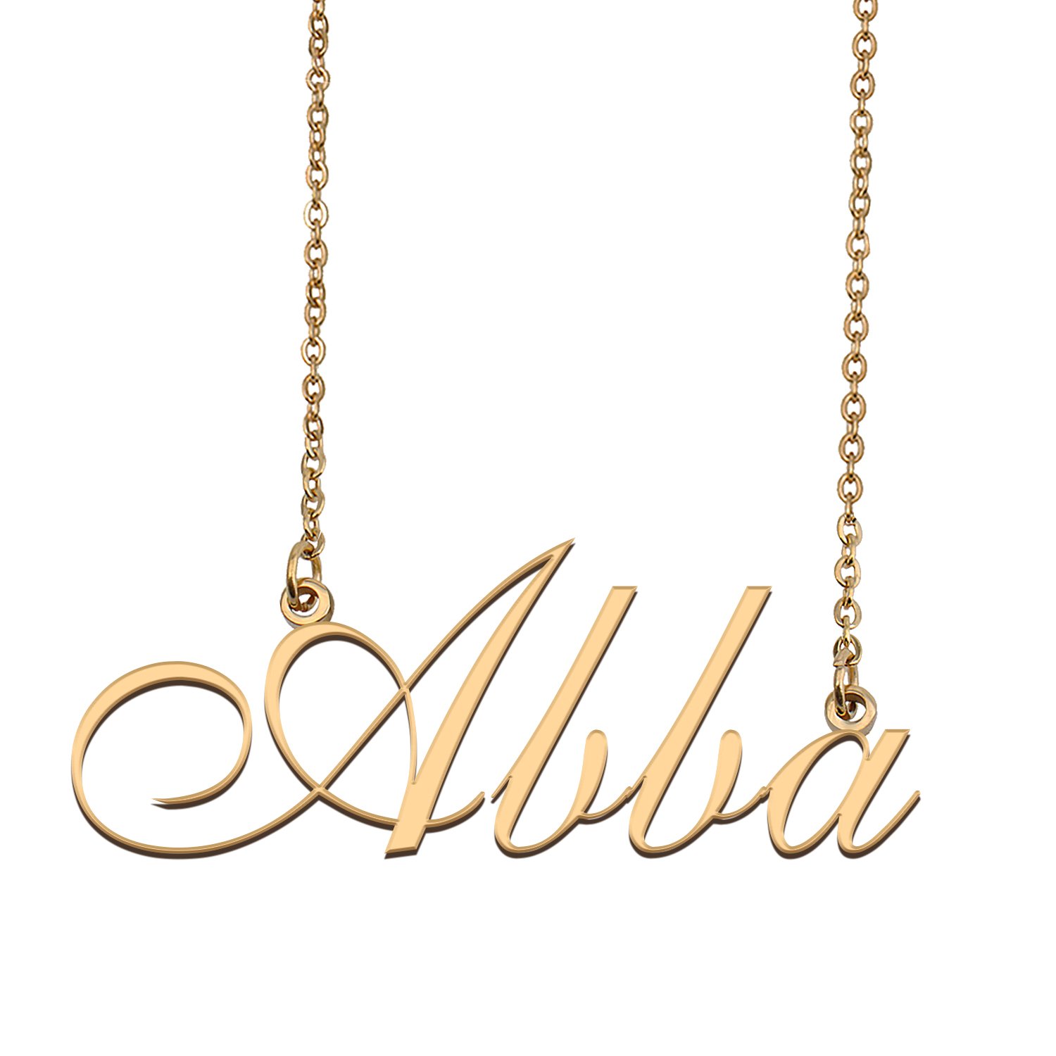Personalized Custom Any Name Necklace for Women Abba