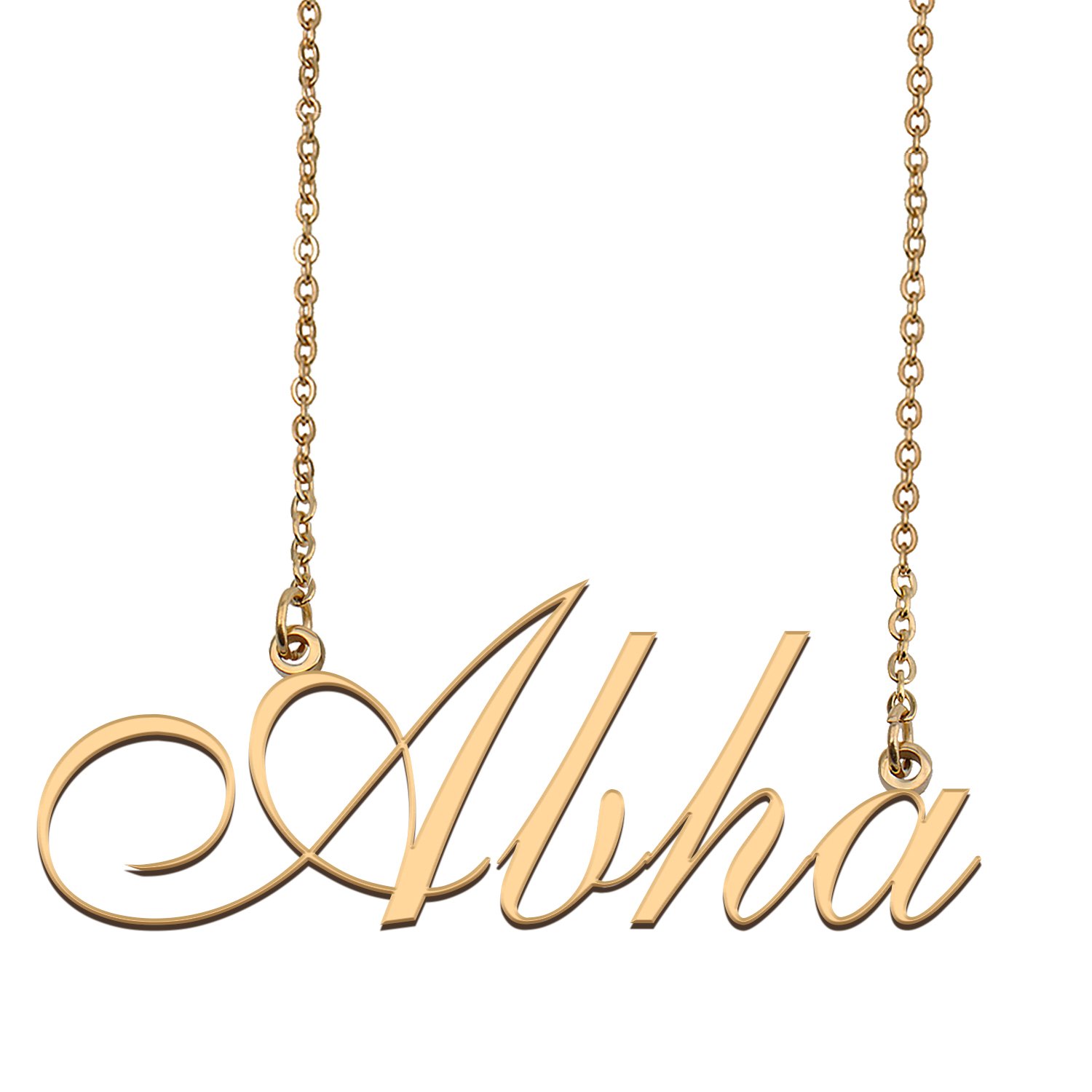 Personalized Custom Any Name Necklace for Women Abha