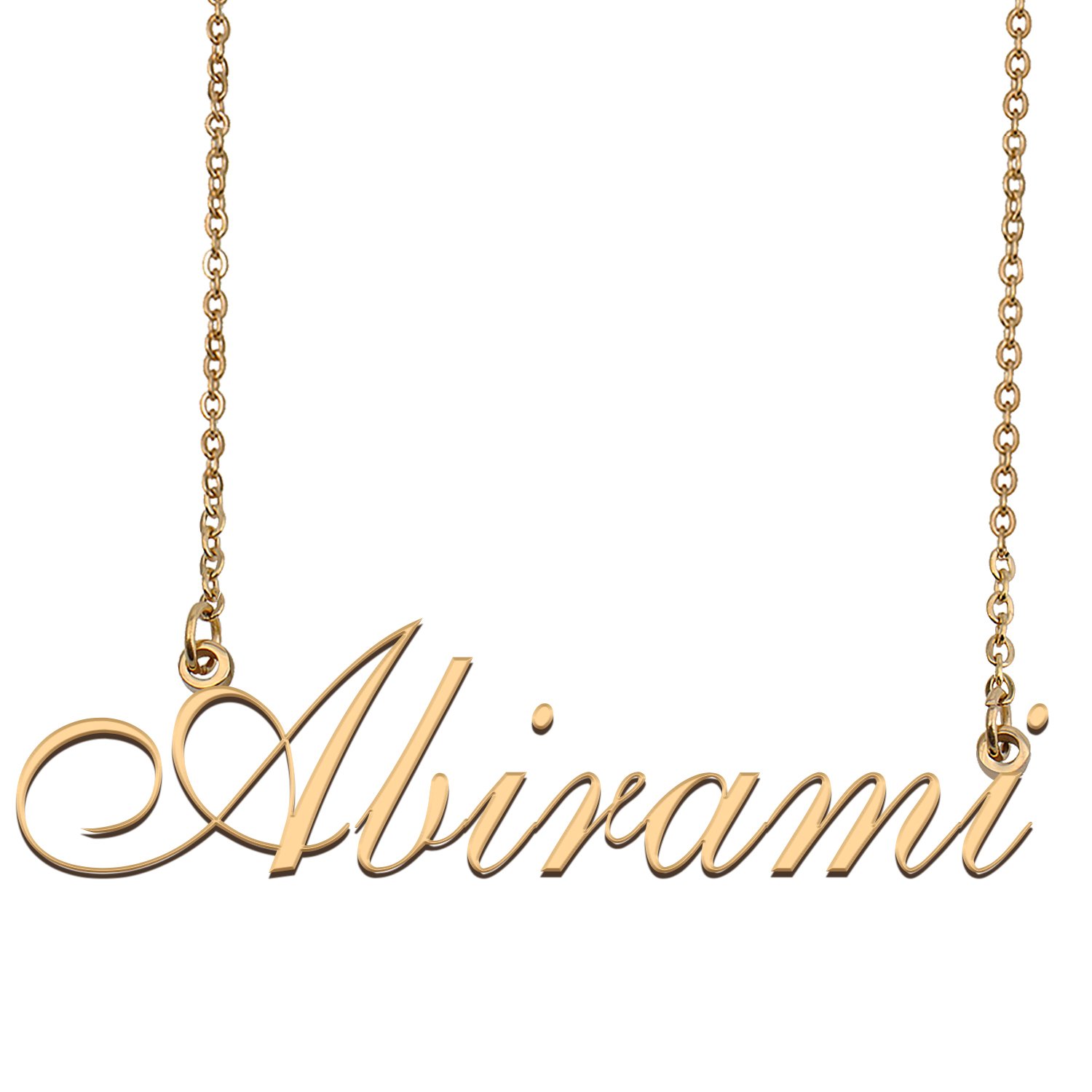 Personalized Custom Any Name Necklace for Women Abirami
