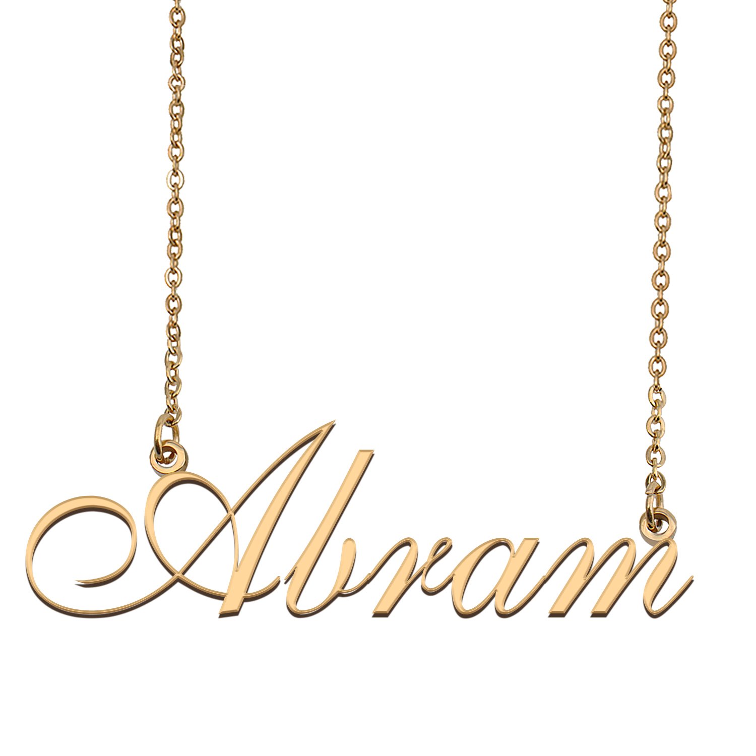 Personalized Custom Any Name Necklace for Women Abram