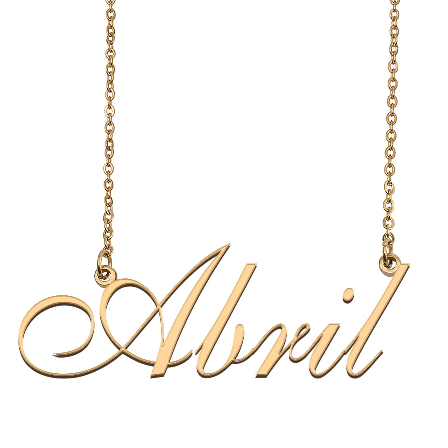 Personalized Custom Any Name Necklace for Women Abril