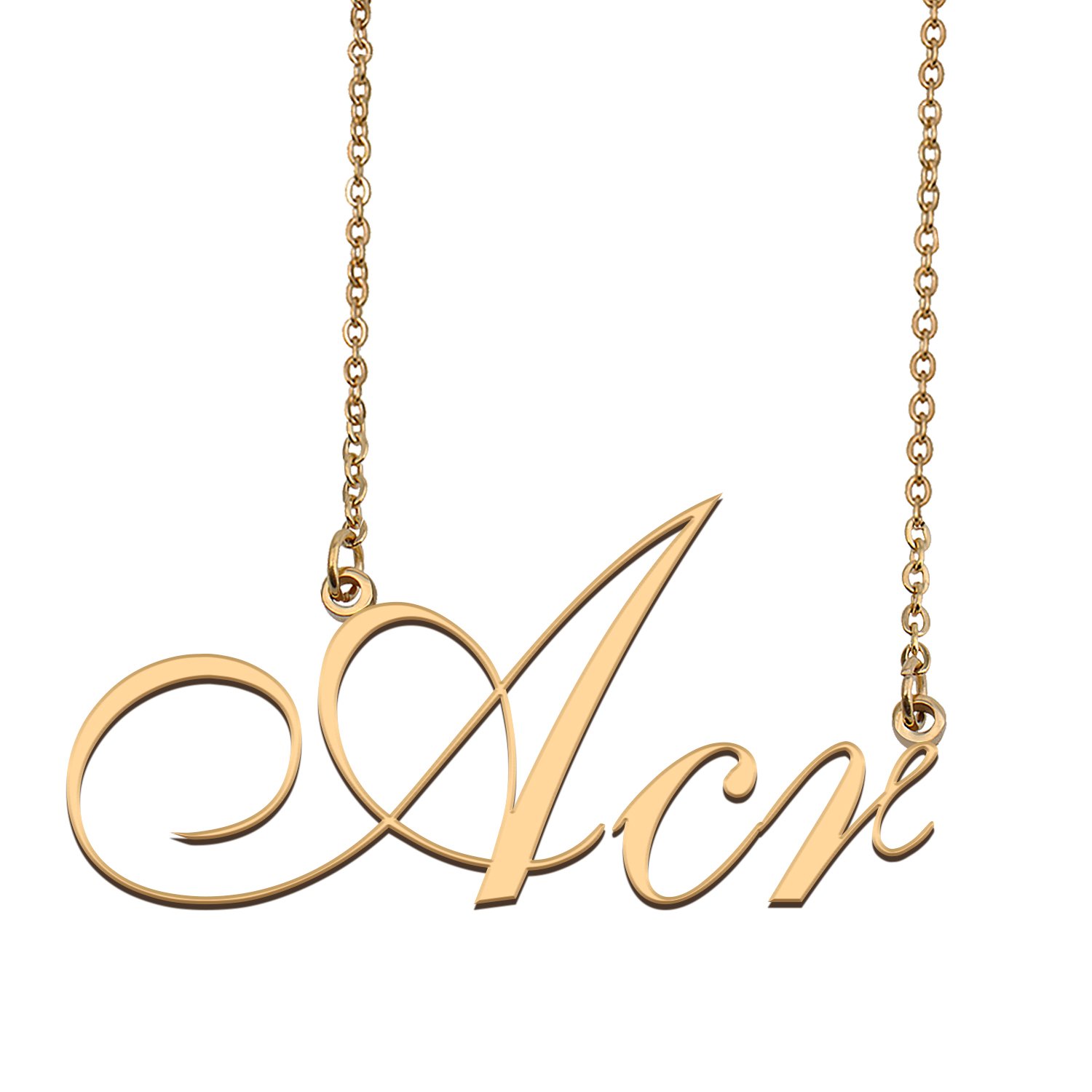 Personalized Custom Any Name Necklace for Women Acr
