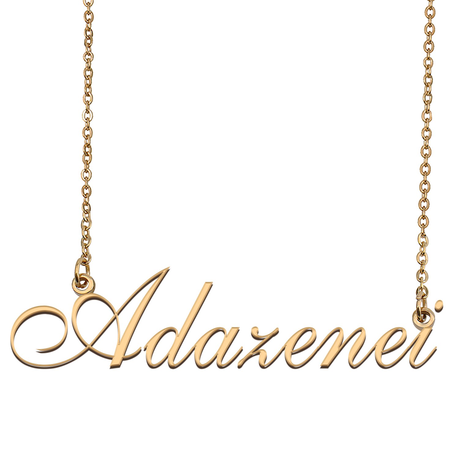 Personalized Custom Any Name Necklace for Women Adazenei