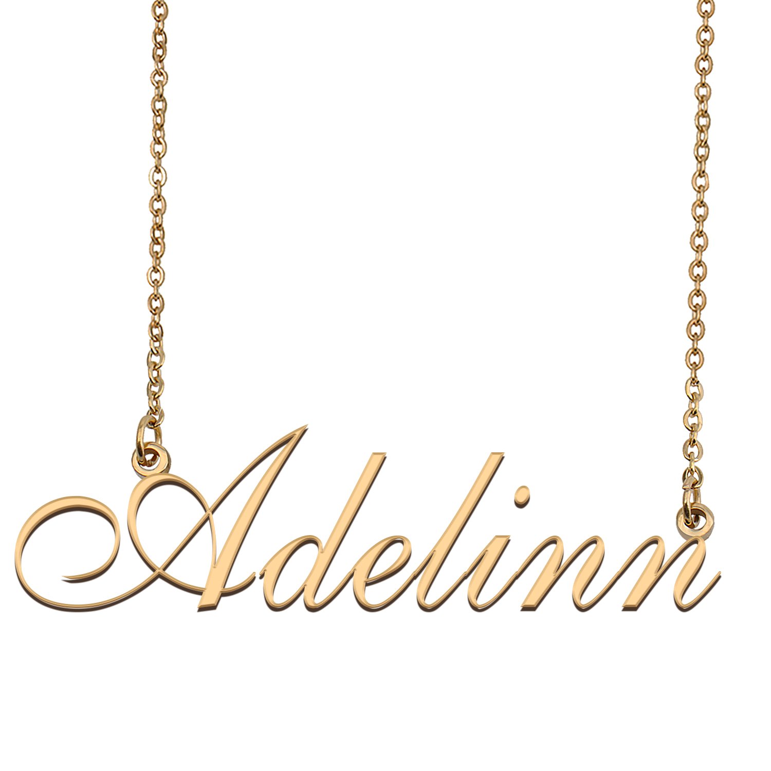 Personalized Custom Any Name Necklace for Women Adelinn