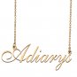 Personalized Custom Any Name Necklace for Women Adiarys