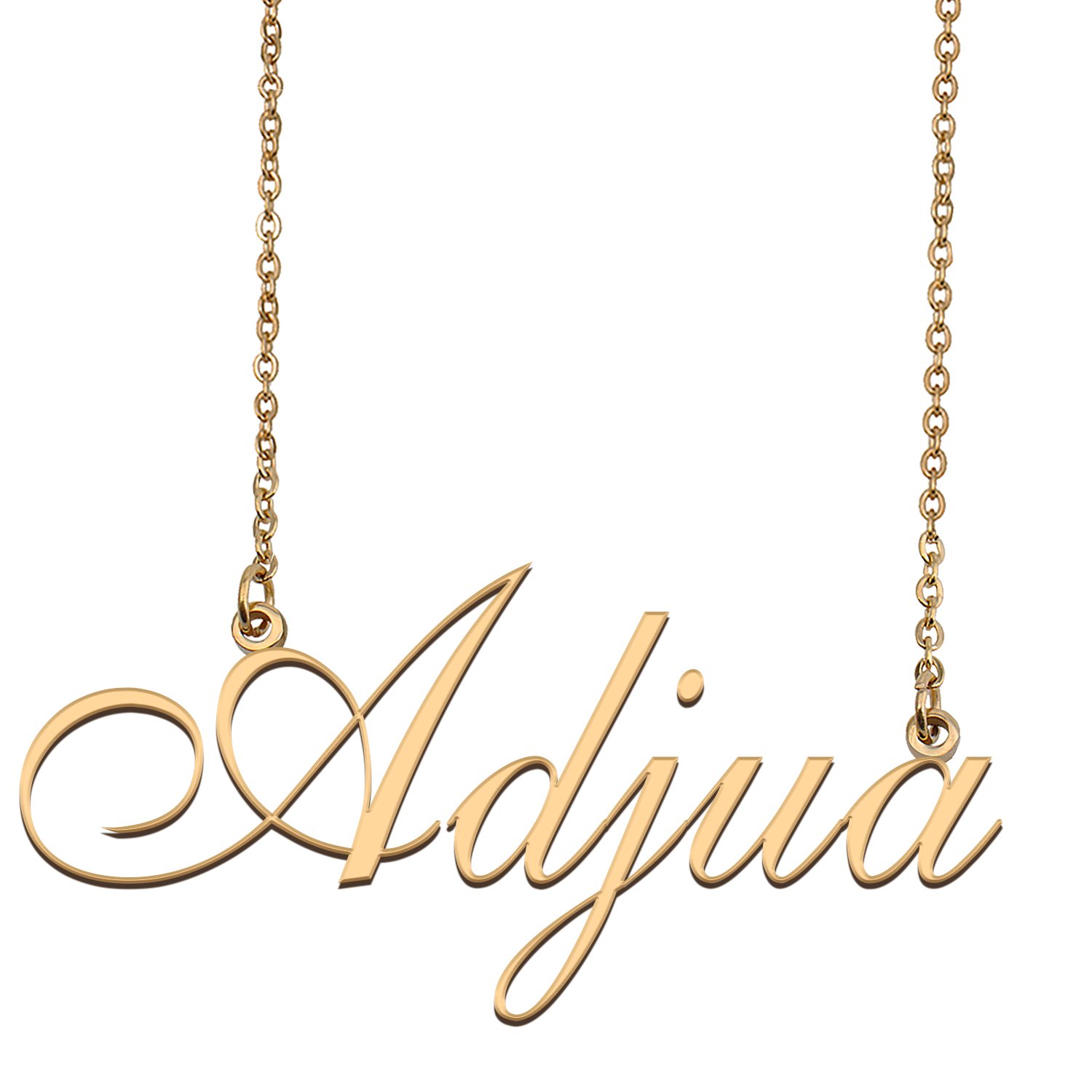 Personalized Custom Any Name Necklace for Women Adjua