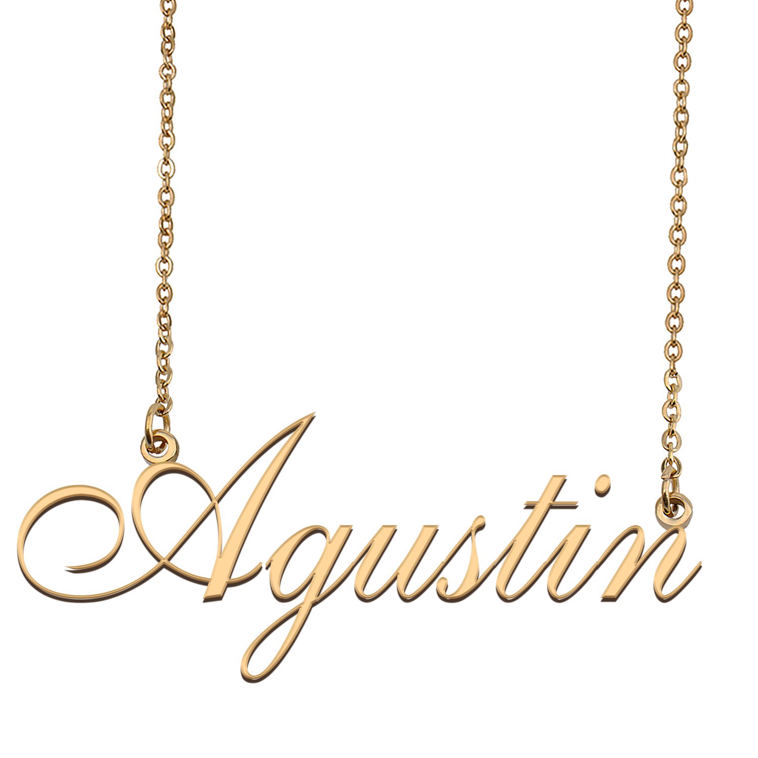 Personalized Custom Any Name Necklace for Women Agustin