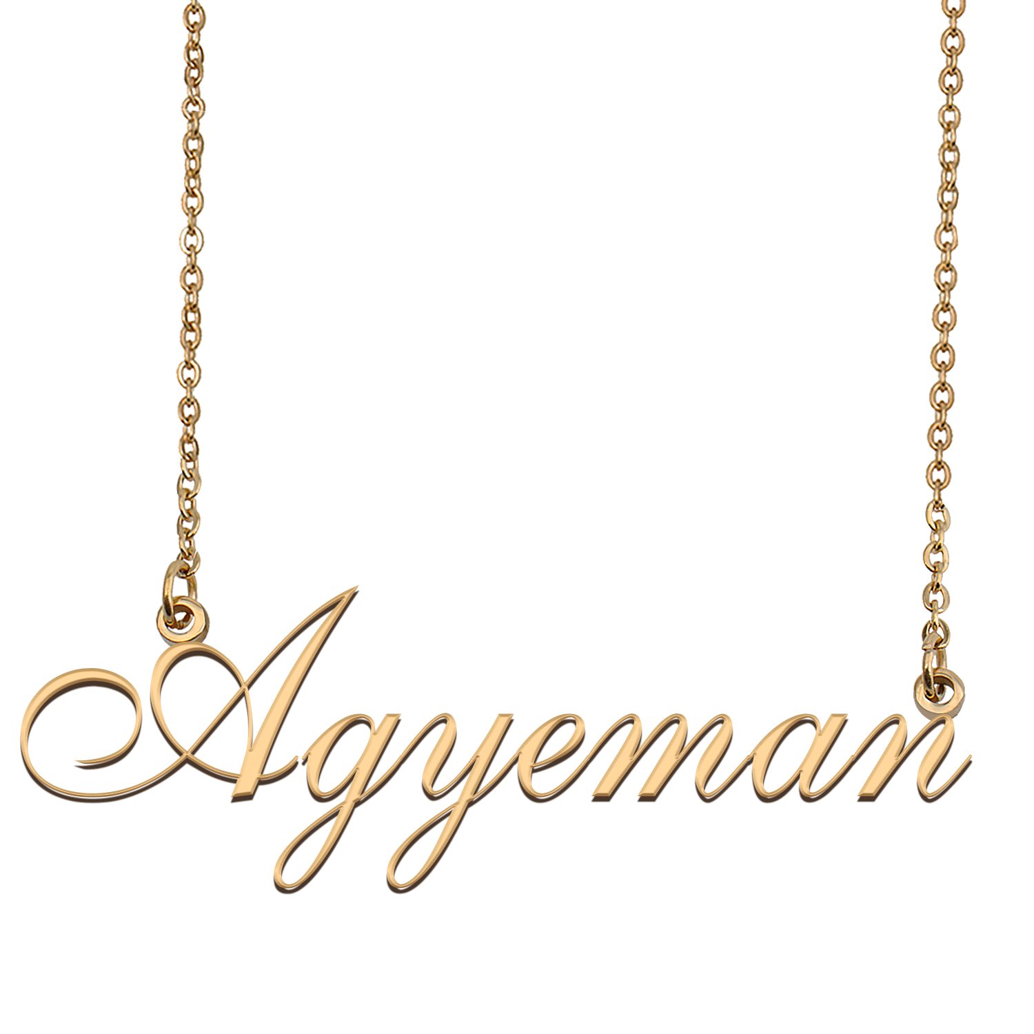 Personalized Custom Any Name Necklace for Women Agyeman