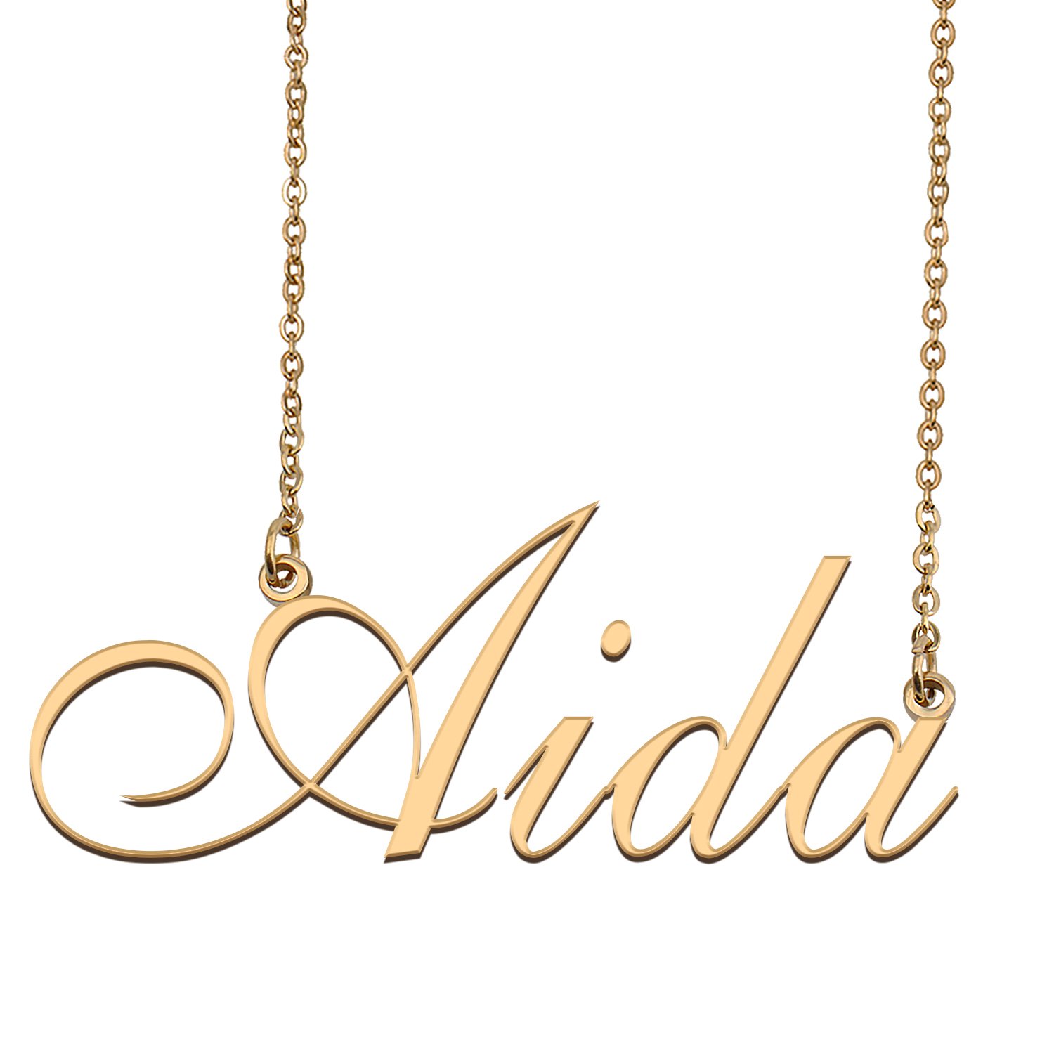 Personalized Custom Any Name Necklace for Women Aida