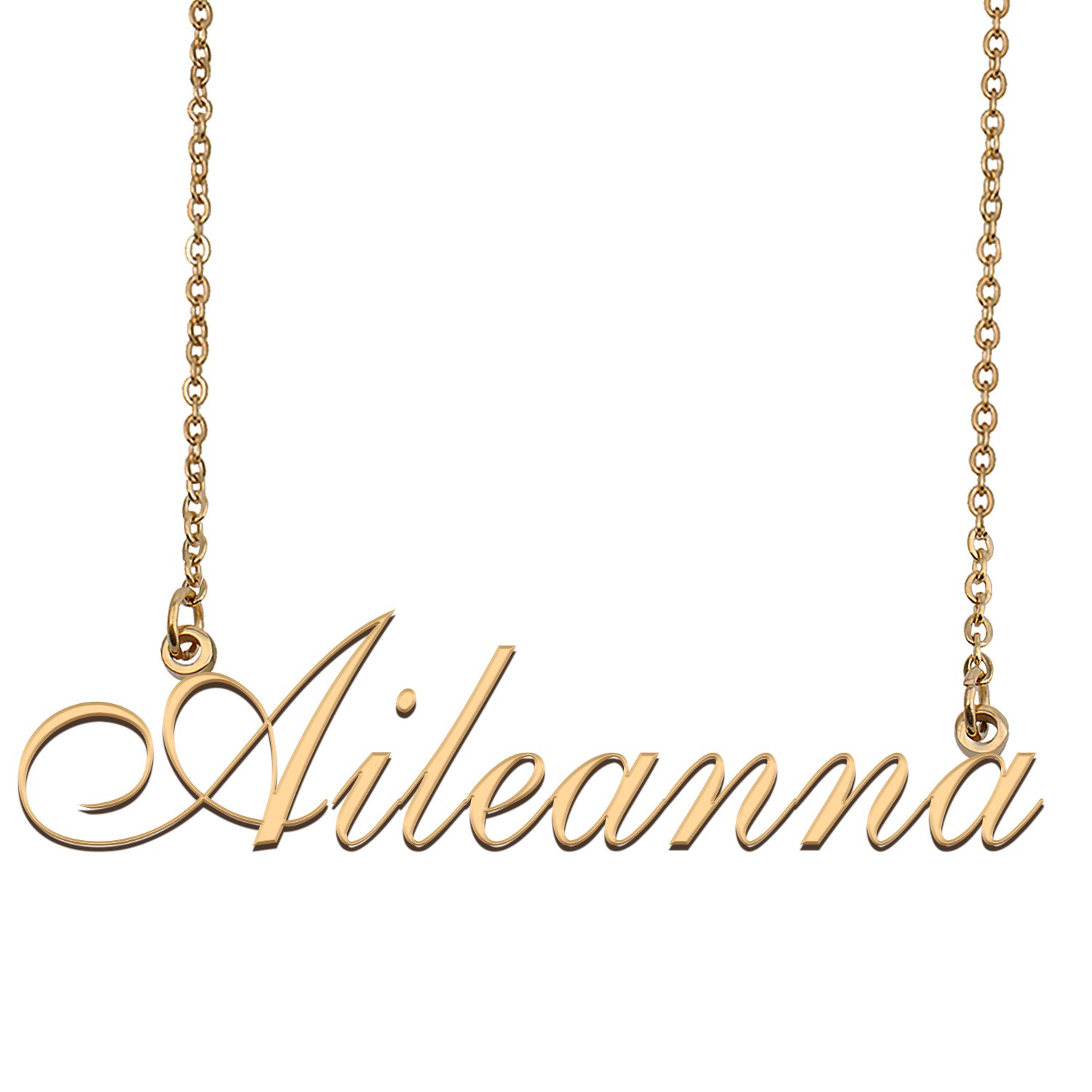 Personalized Custom Any Name Necklace for Women Aileanna
