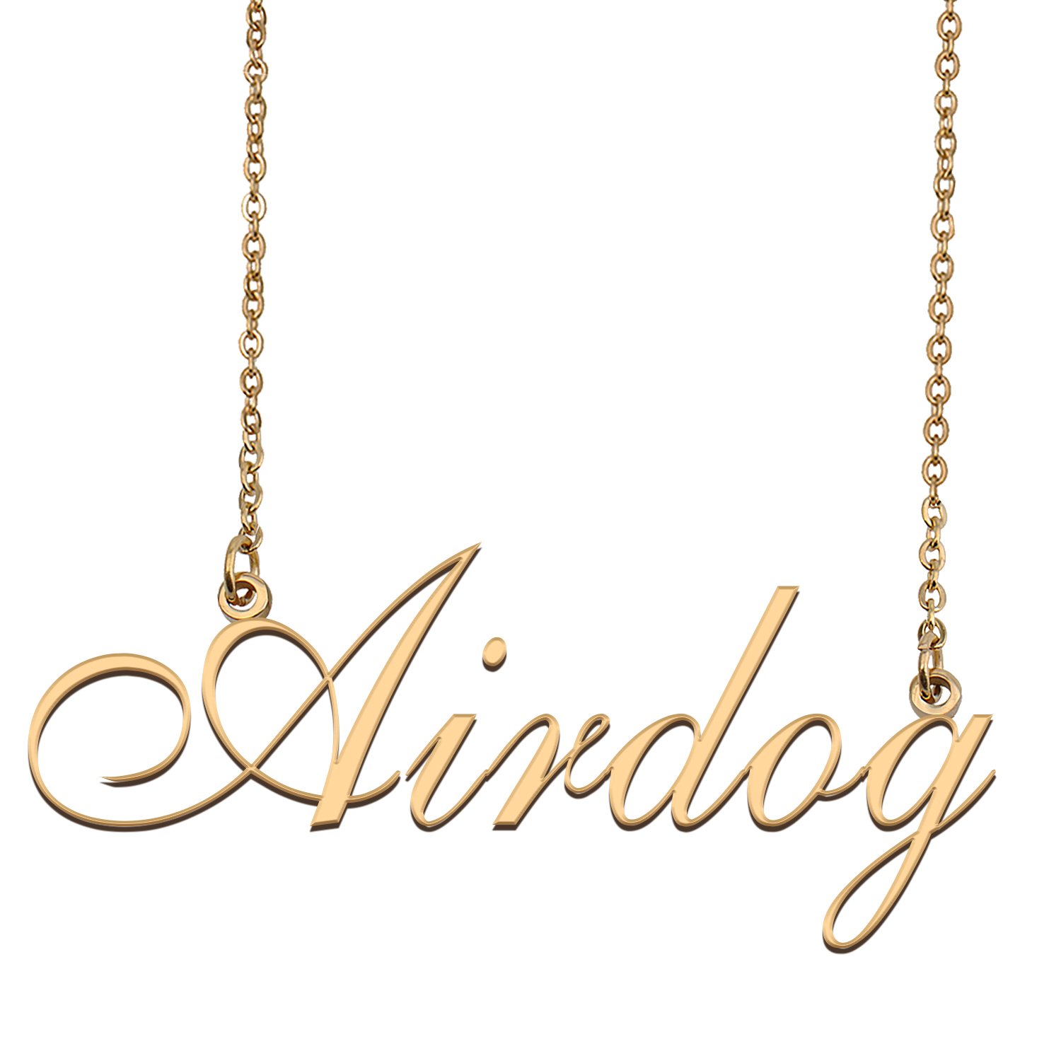 Personalized Custom Any Name Necklace for Women Airdog