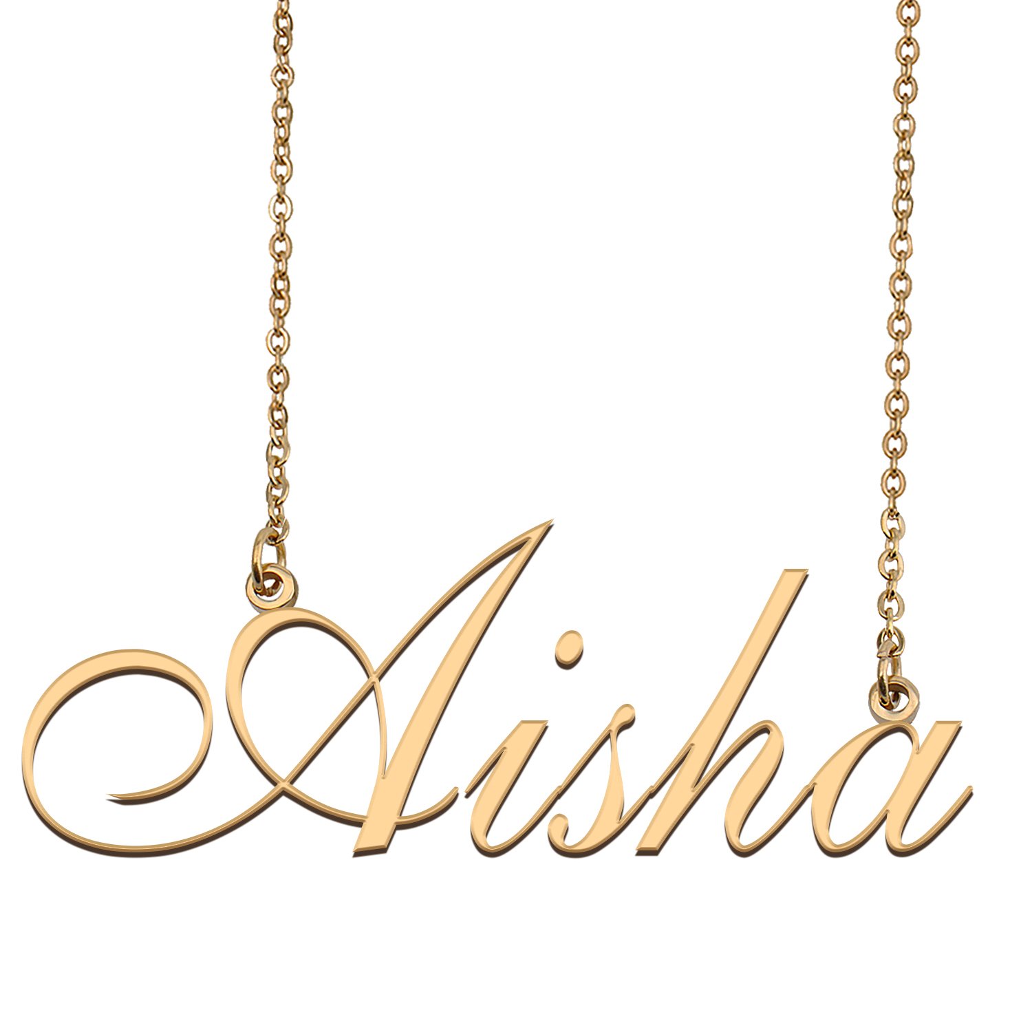 Personalized Custom Any Name Necklace for Women Aisha