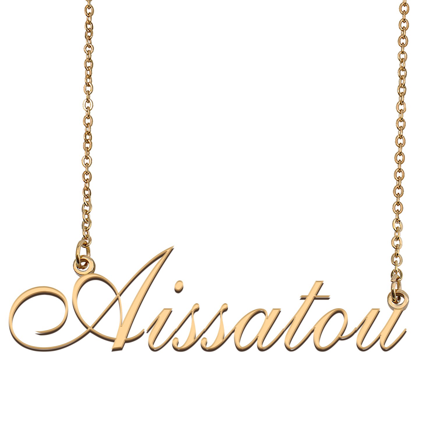 Personalized Custom Any Name Necklace for Women Aissatou