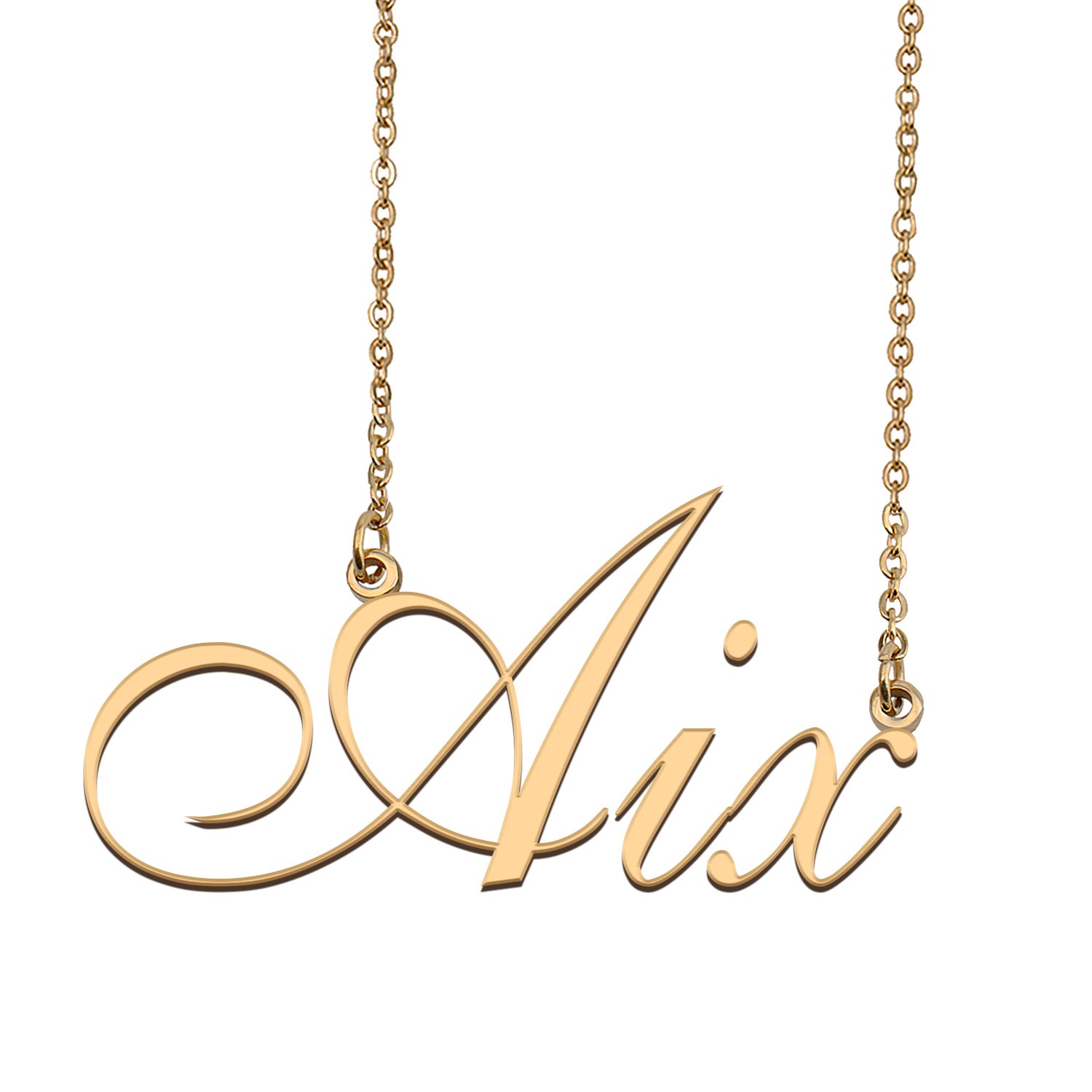 Personalized Custom Any Name Necklace for Women Aix