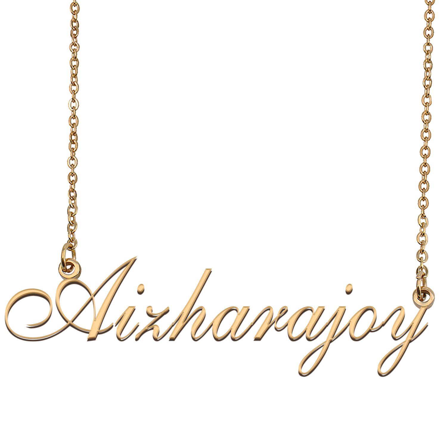 Personalized Custom Any Name Necklace for Women Aizharajoy