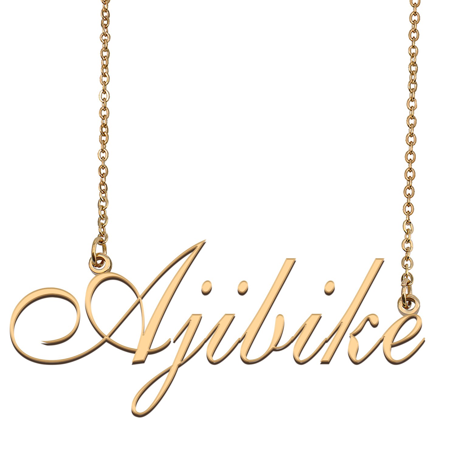 Personalized Custom Any Name Necklace for Women Ajibike