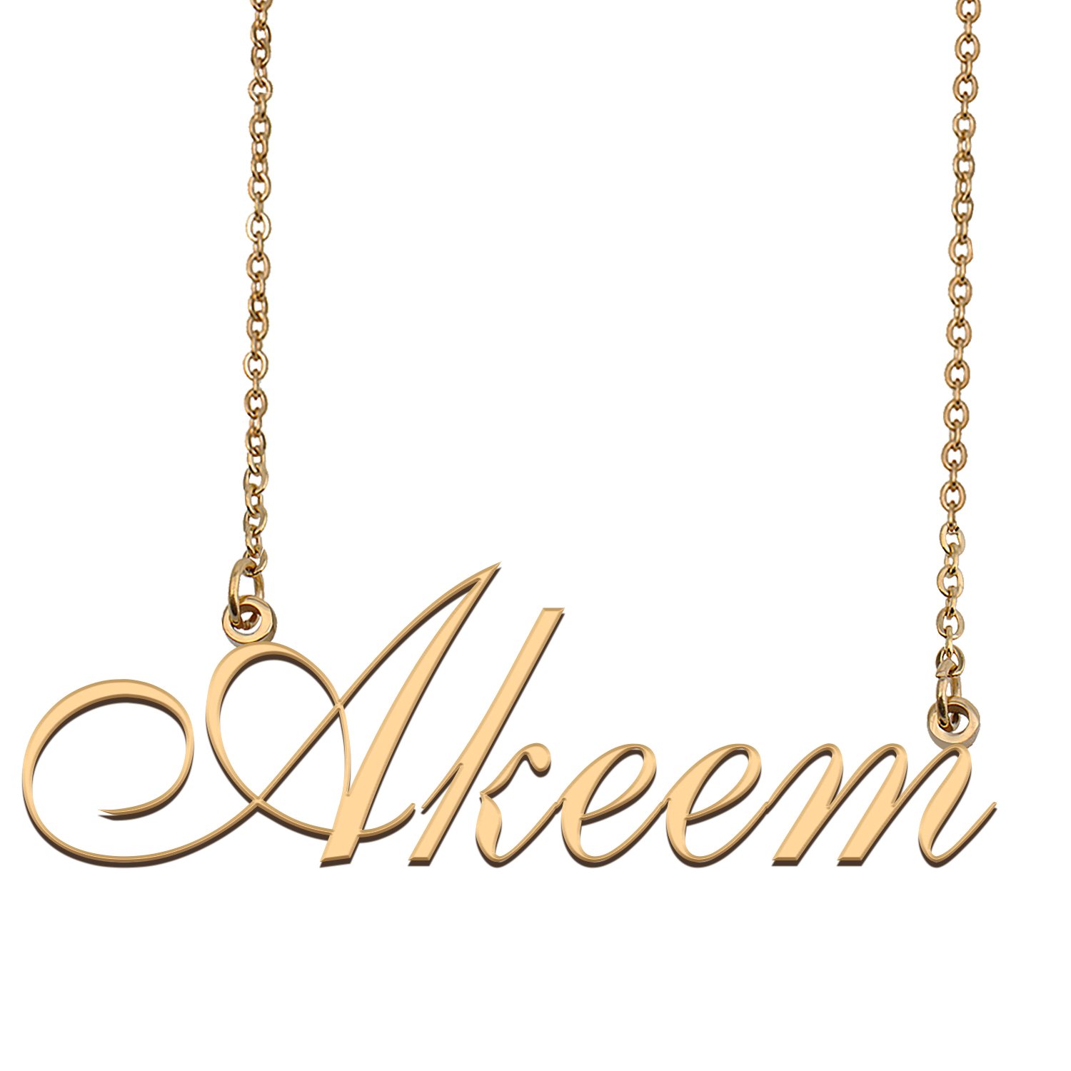 Personalized Custom Any Name Necklace for Women Akeem