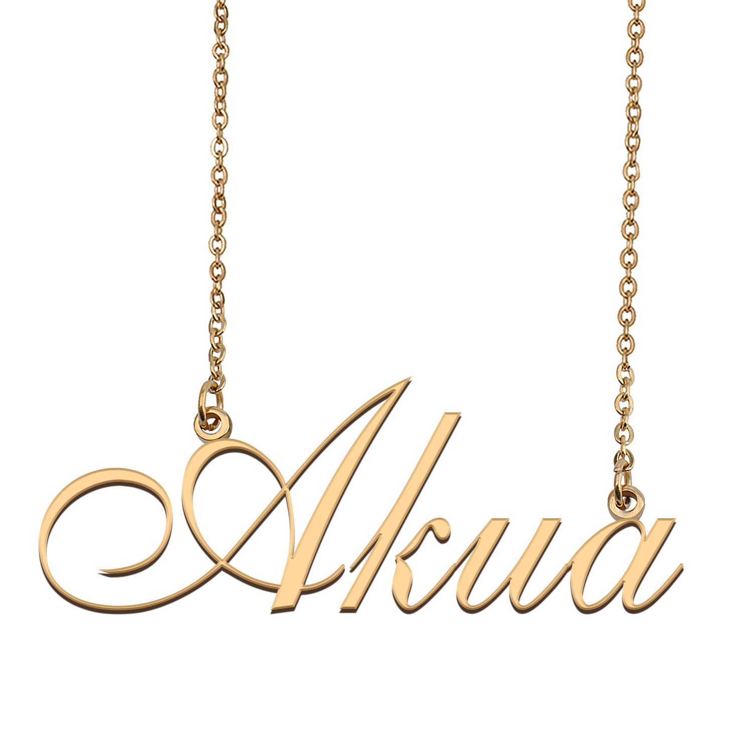 Personalized Custom Any Name Necklace for Women Akua