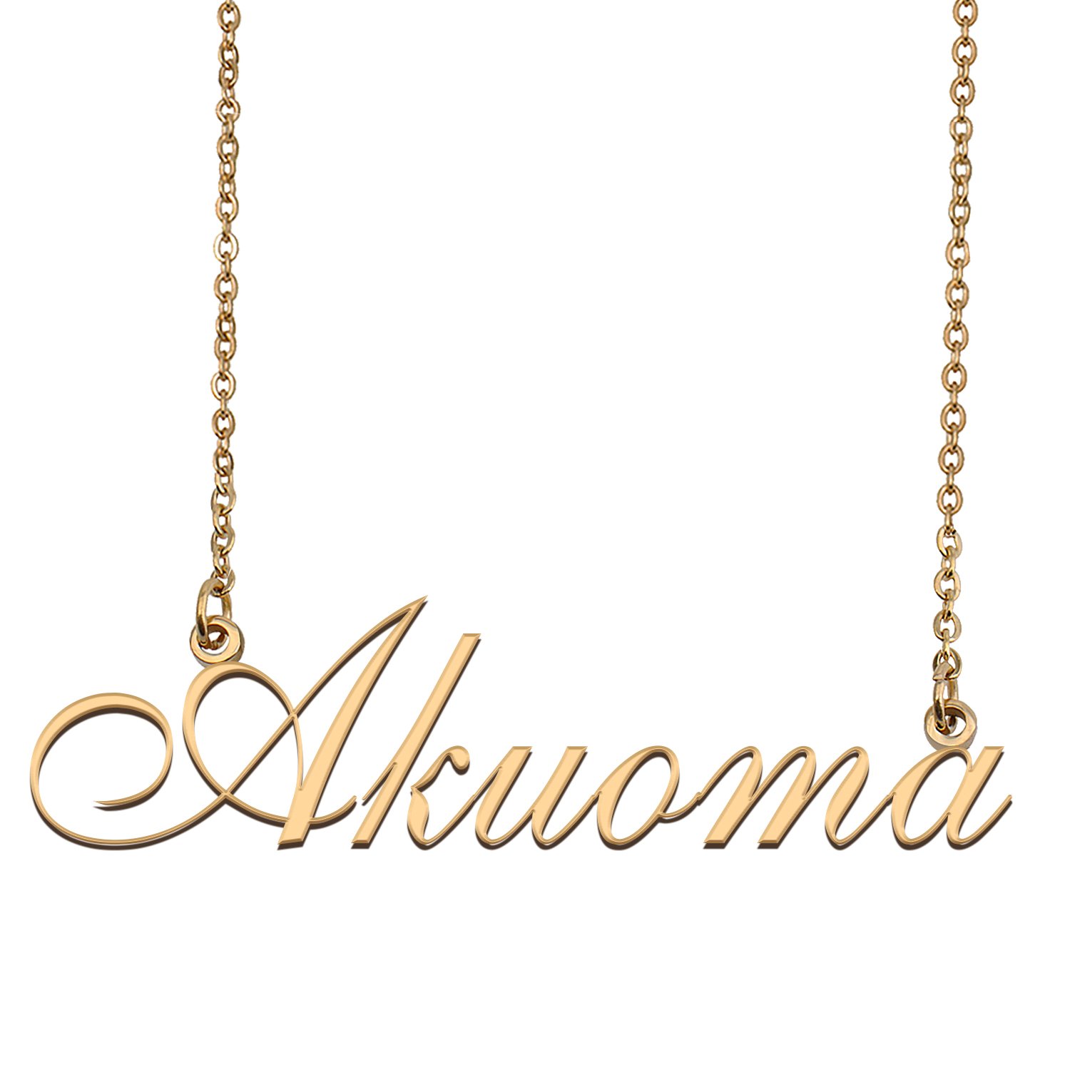 Personalized Custom Any Name Necklace for Women Akuoma