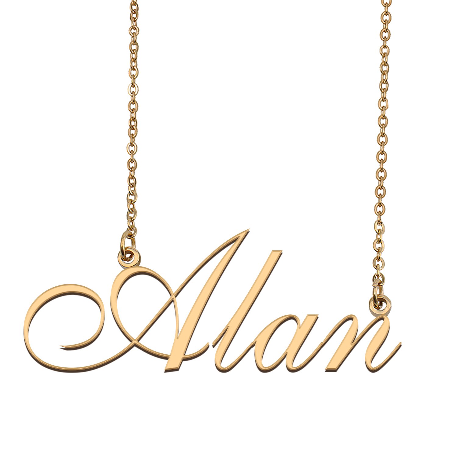 Personalized Custom Any Name Necklace for Women Alan