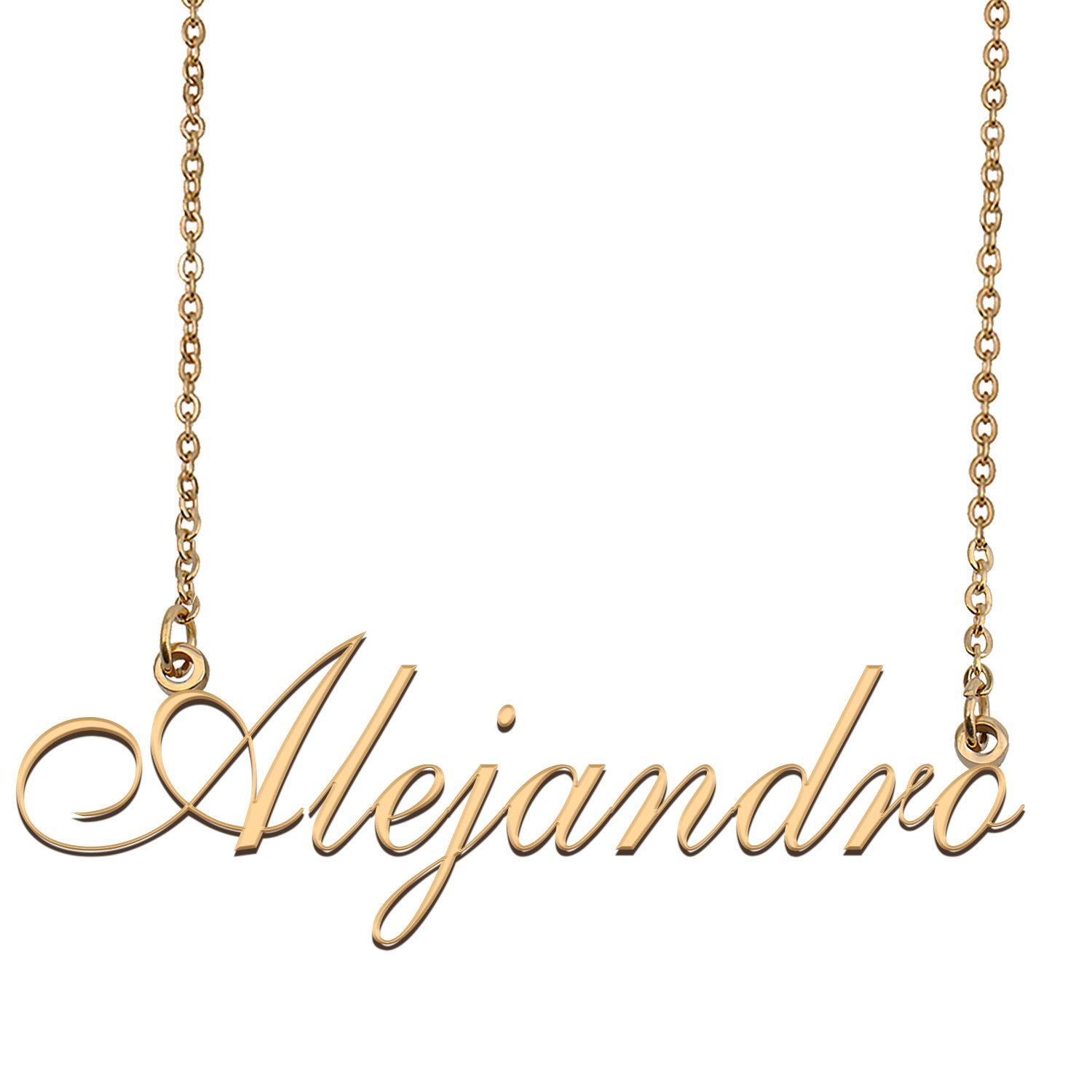 Personalized Custom Any Name Necklace for Women Alejandro