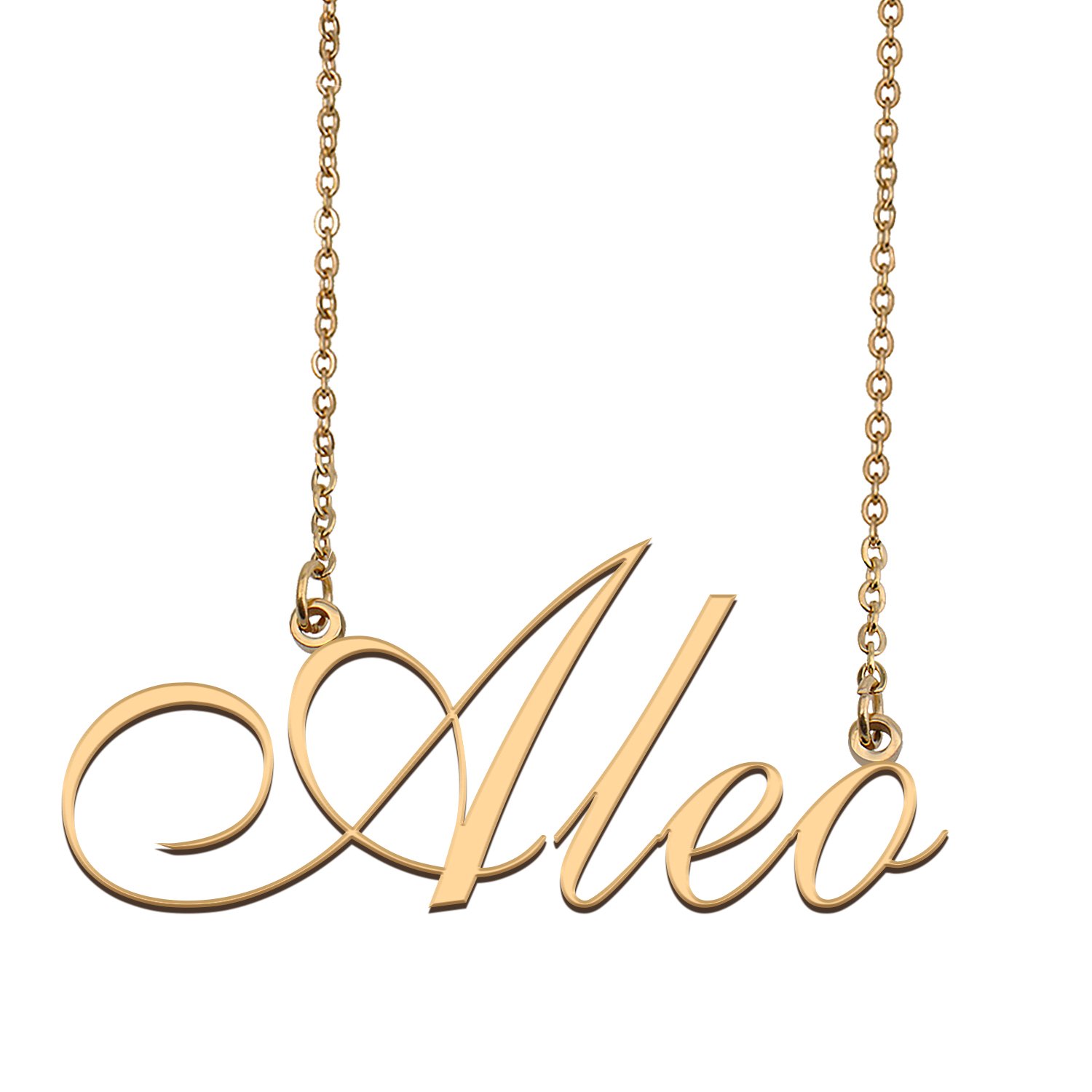 Personalized Custom Any Name Necklace for Women Aleo