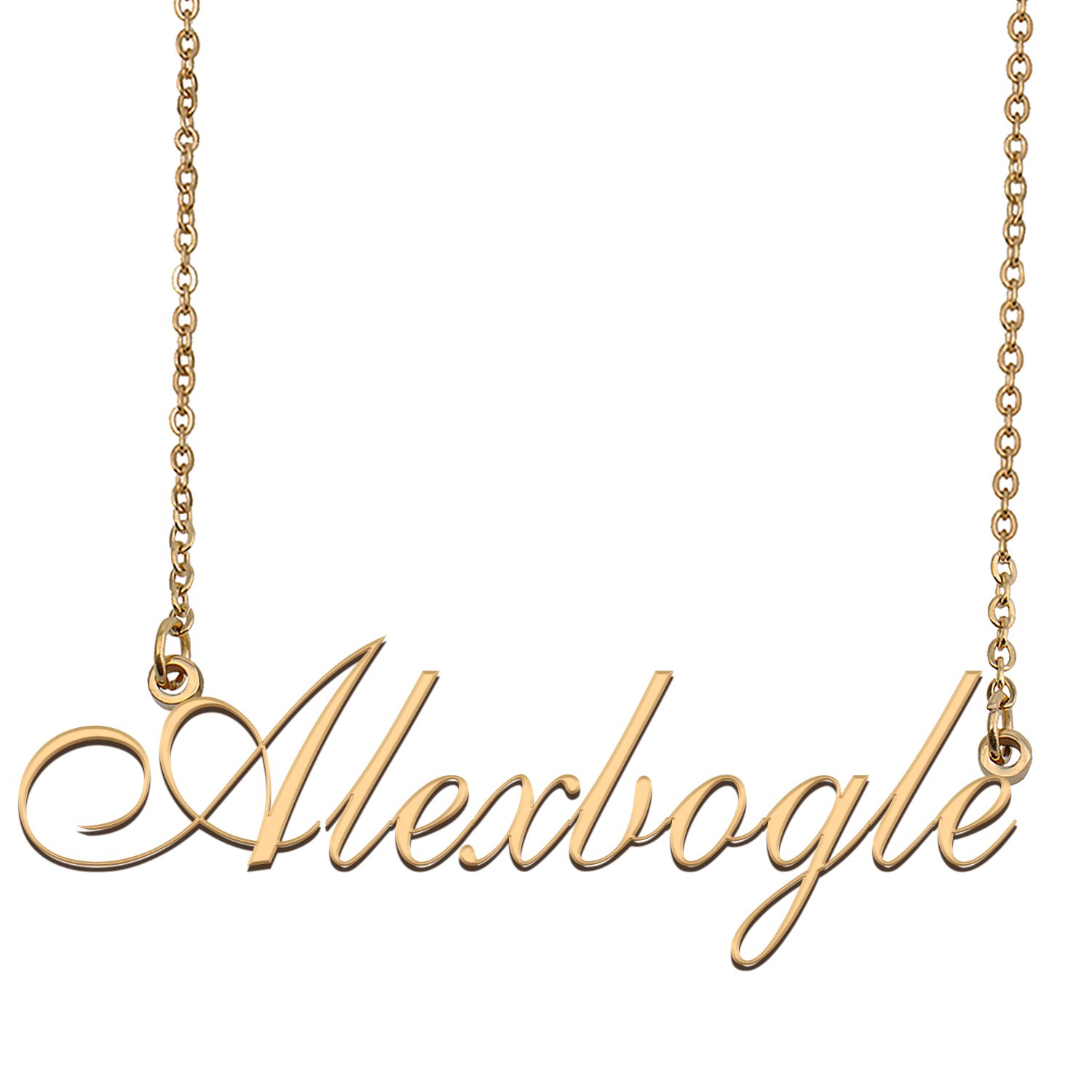 Personalized Custom Any Name Necklace for Women Alexbogle