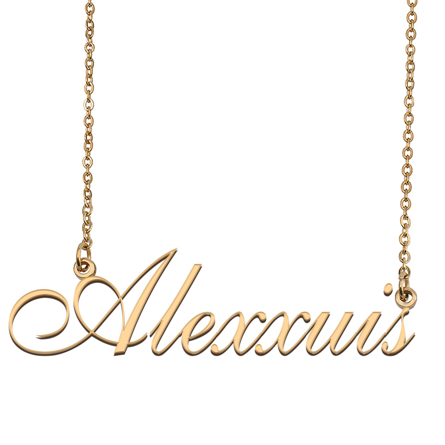 Personalized Custom Any Name Necklace for Women Alexxuis