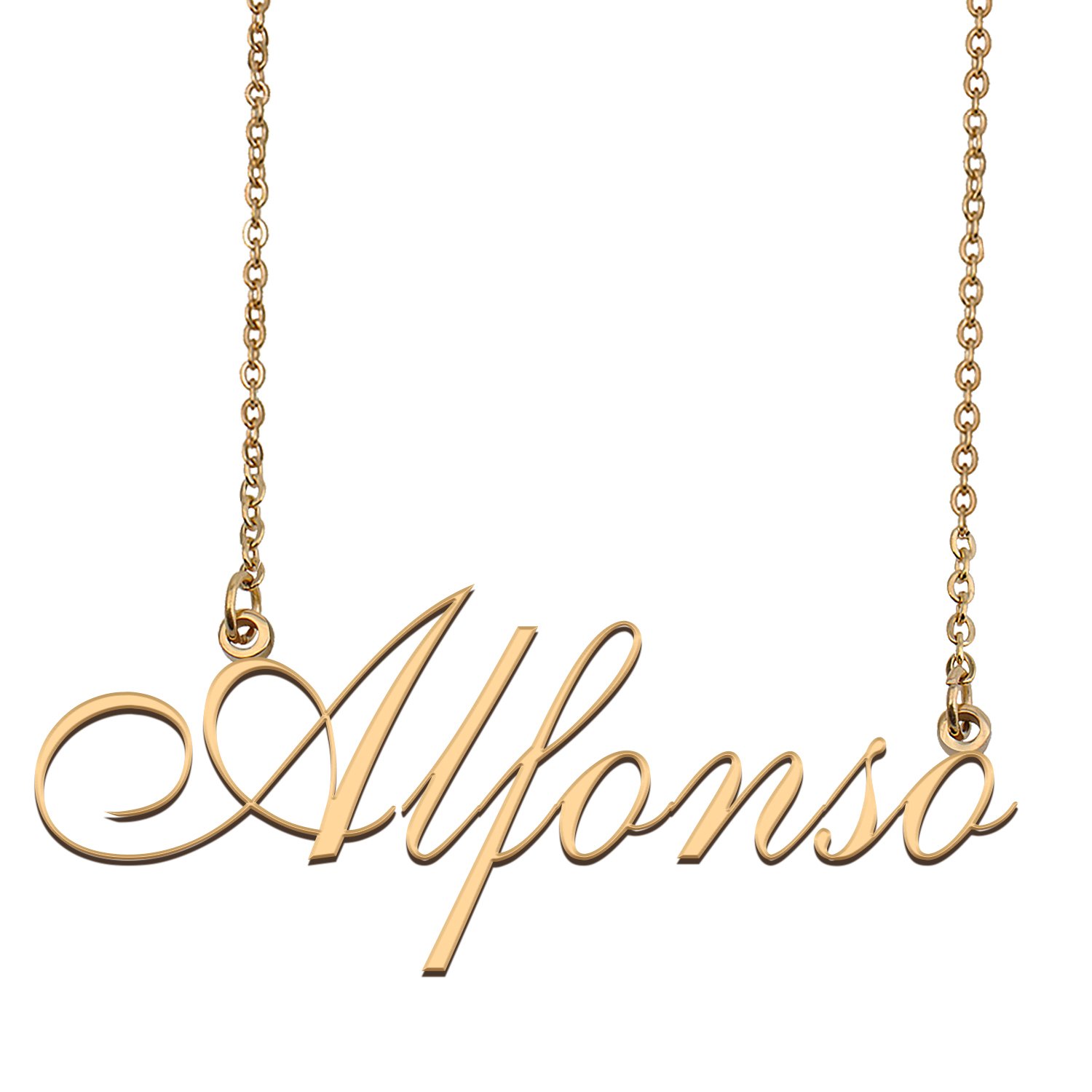Personalized Custom Any Name Necklace for Women Alfonso