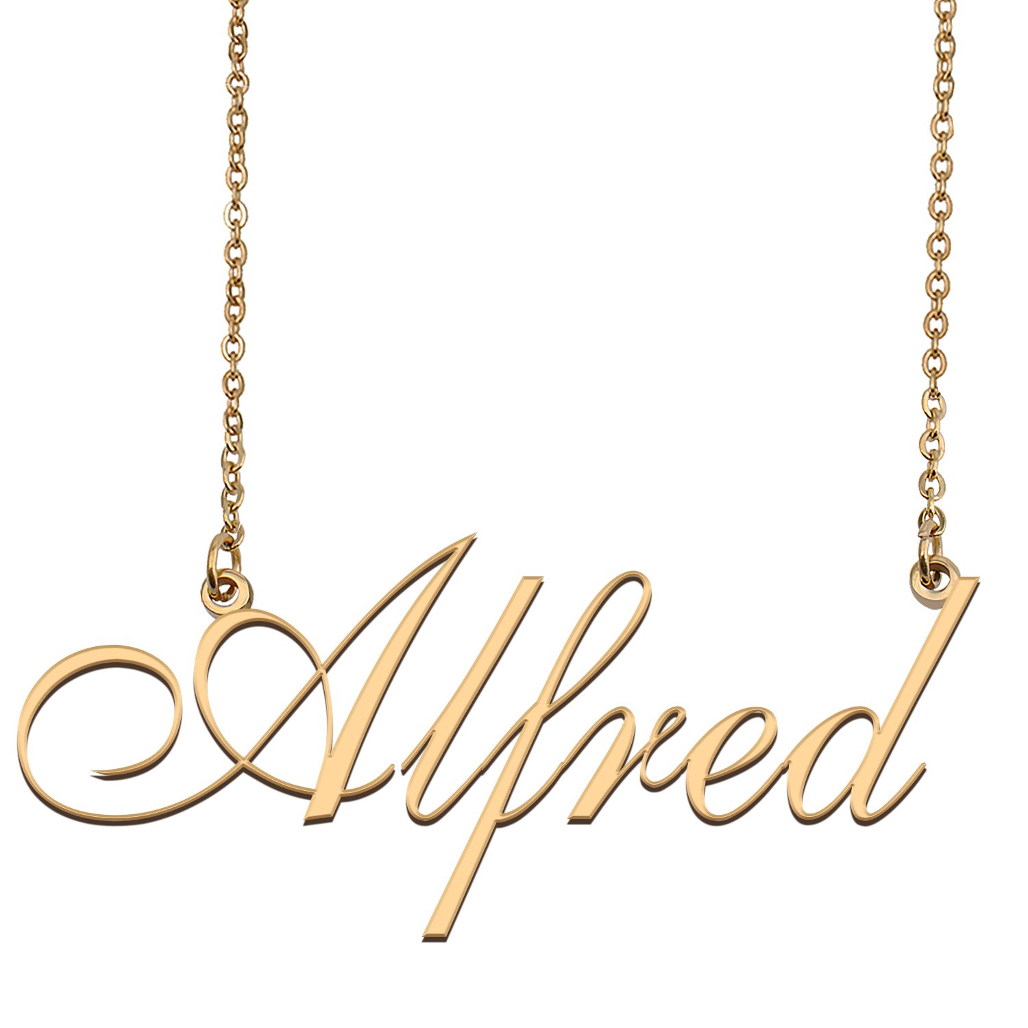 Personalized Custom Any Name Necklace for Women Alfred
