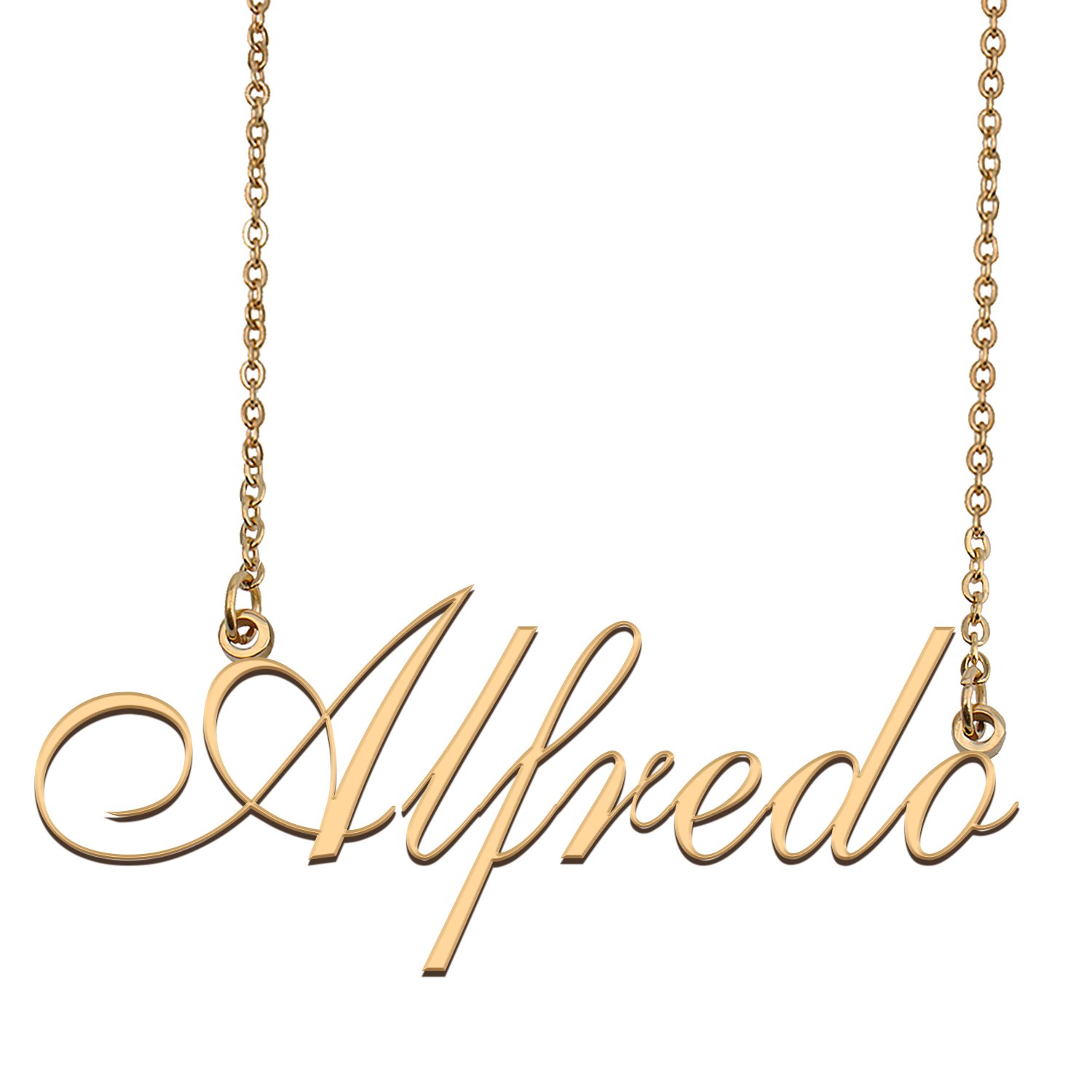 Personalized Custom Any Name Necklace for Women Alfredo