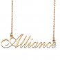 Personalized Custom Any Name Necklace for Women Alliance