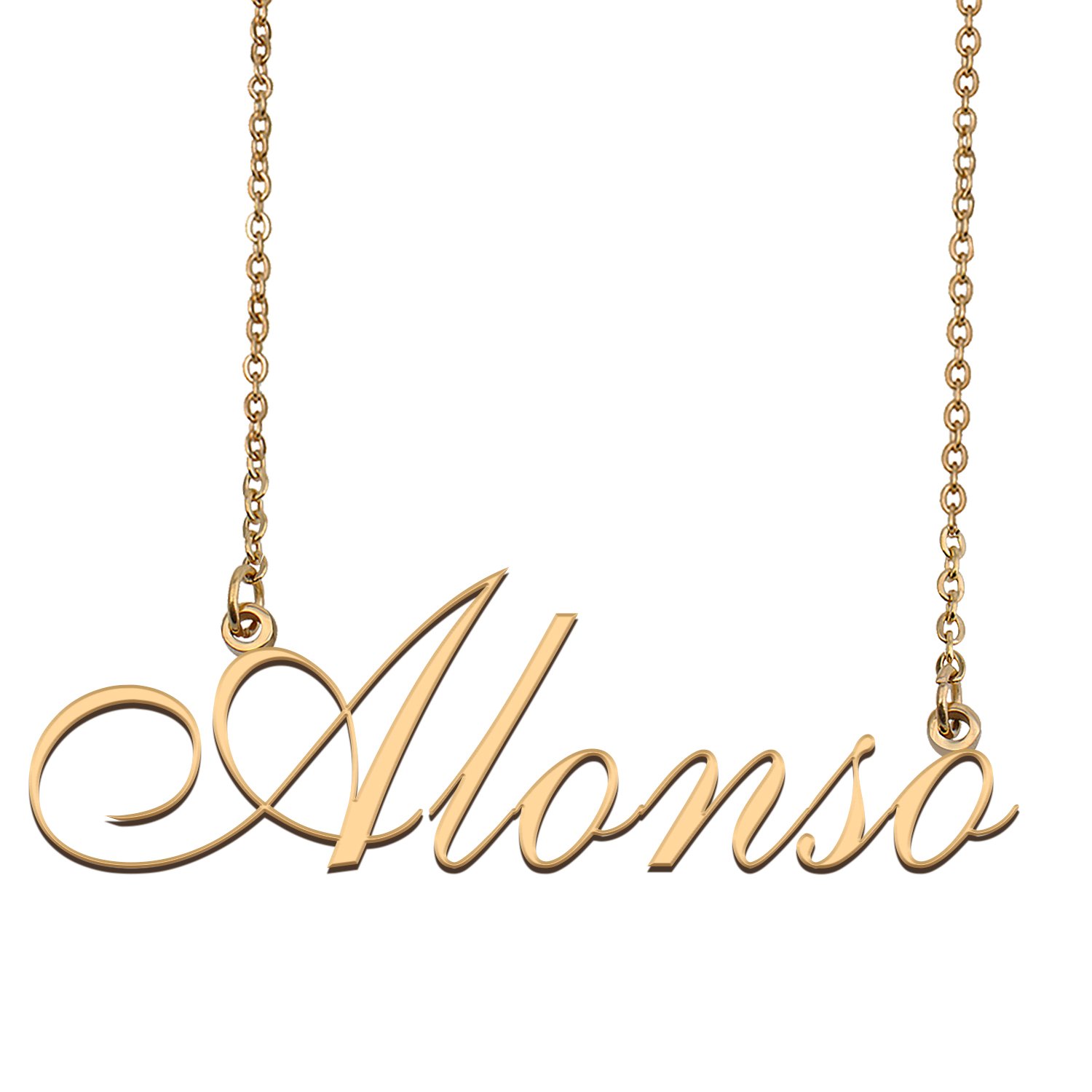 Personalized Custom Any Name Necklace for Women Alonso