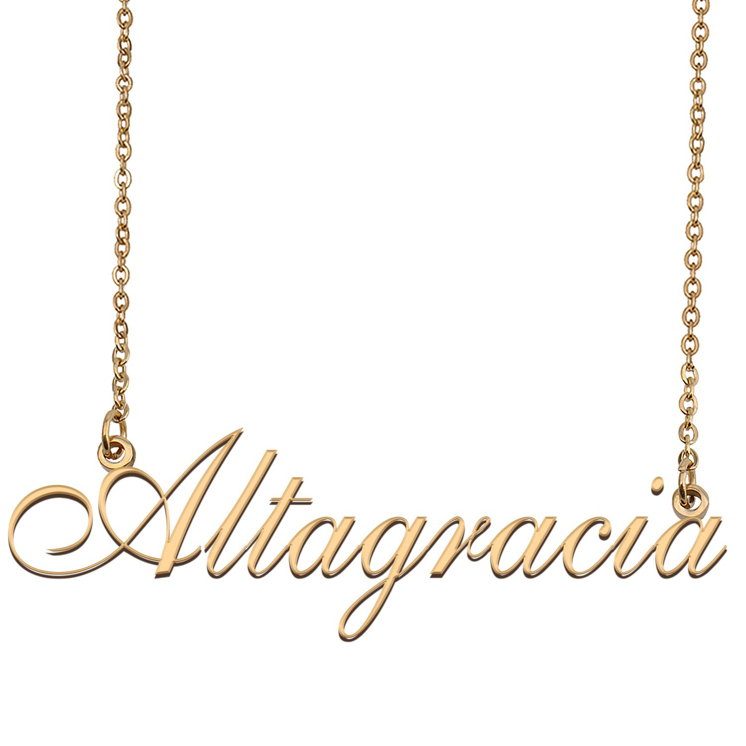 Personalized Custom Any Name Necklace for Women Altagracia