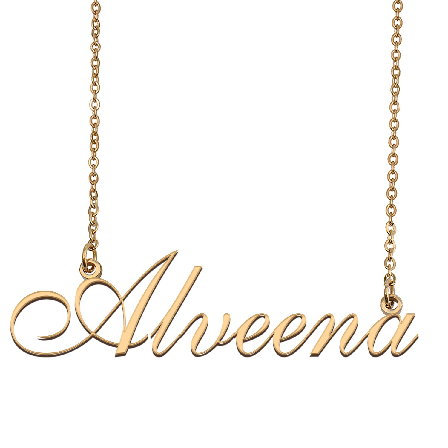 Personalized Custom Any Name Necklace for Women Alveena
