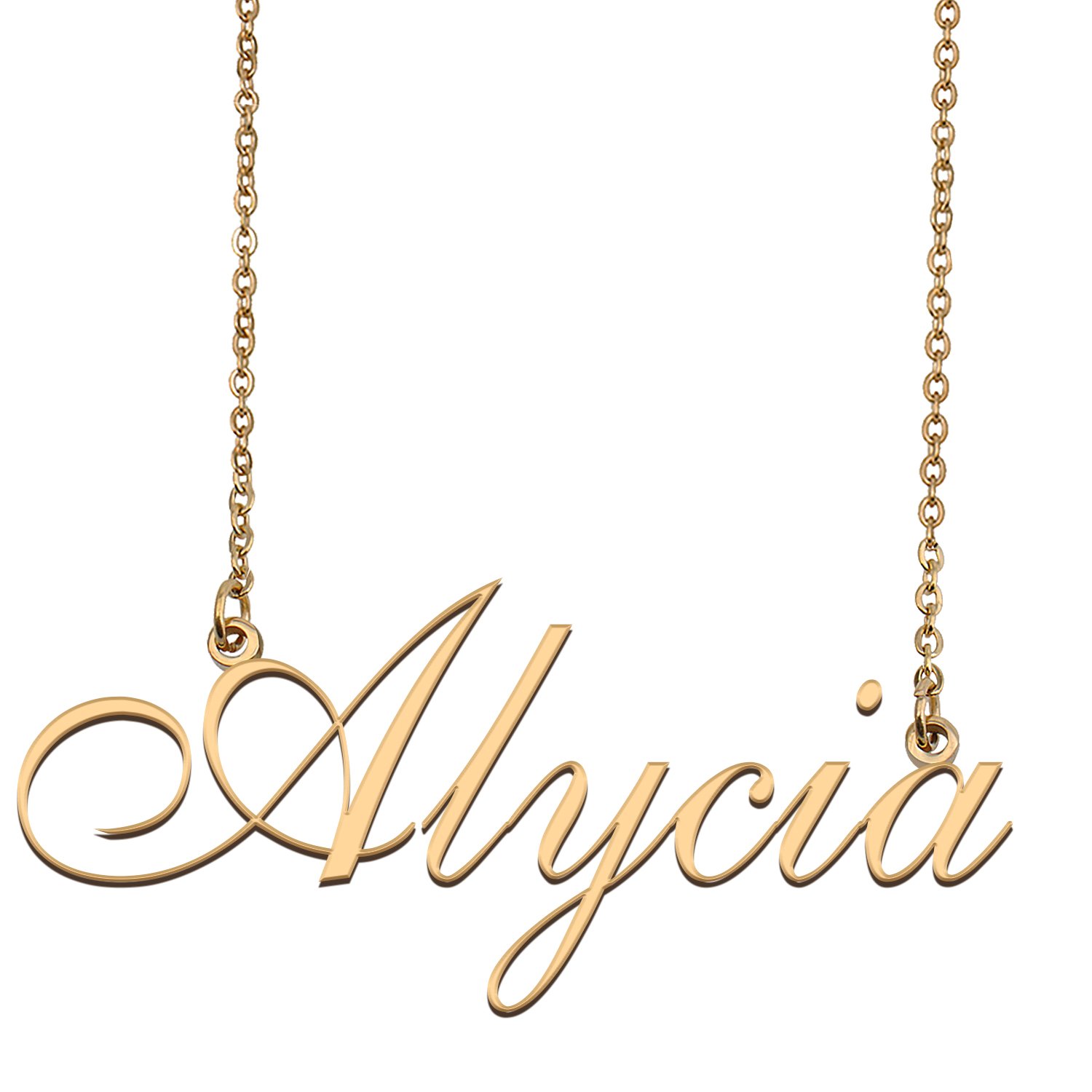 Personalized Custom Any Name Necklace for Women Alycia