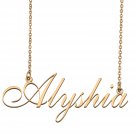 Personalized Custom Any Name Necklace for Women Alyshia