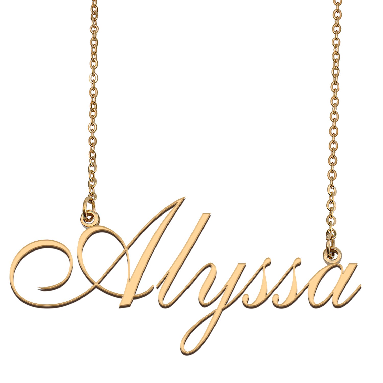 Personalized Custom Any Name Necklace for Women Alyssa