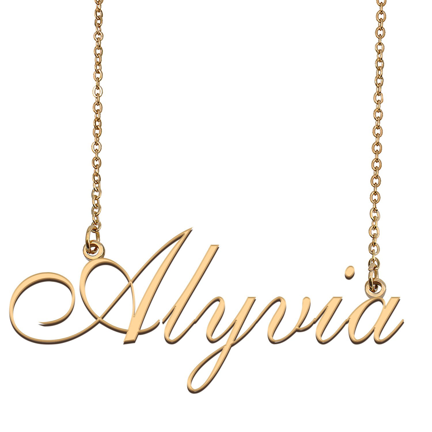 Personalized Custom Any Name Necklace for Women Alyvia
