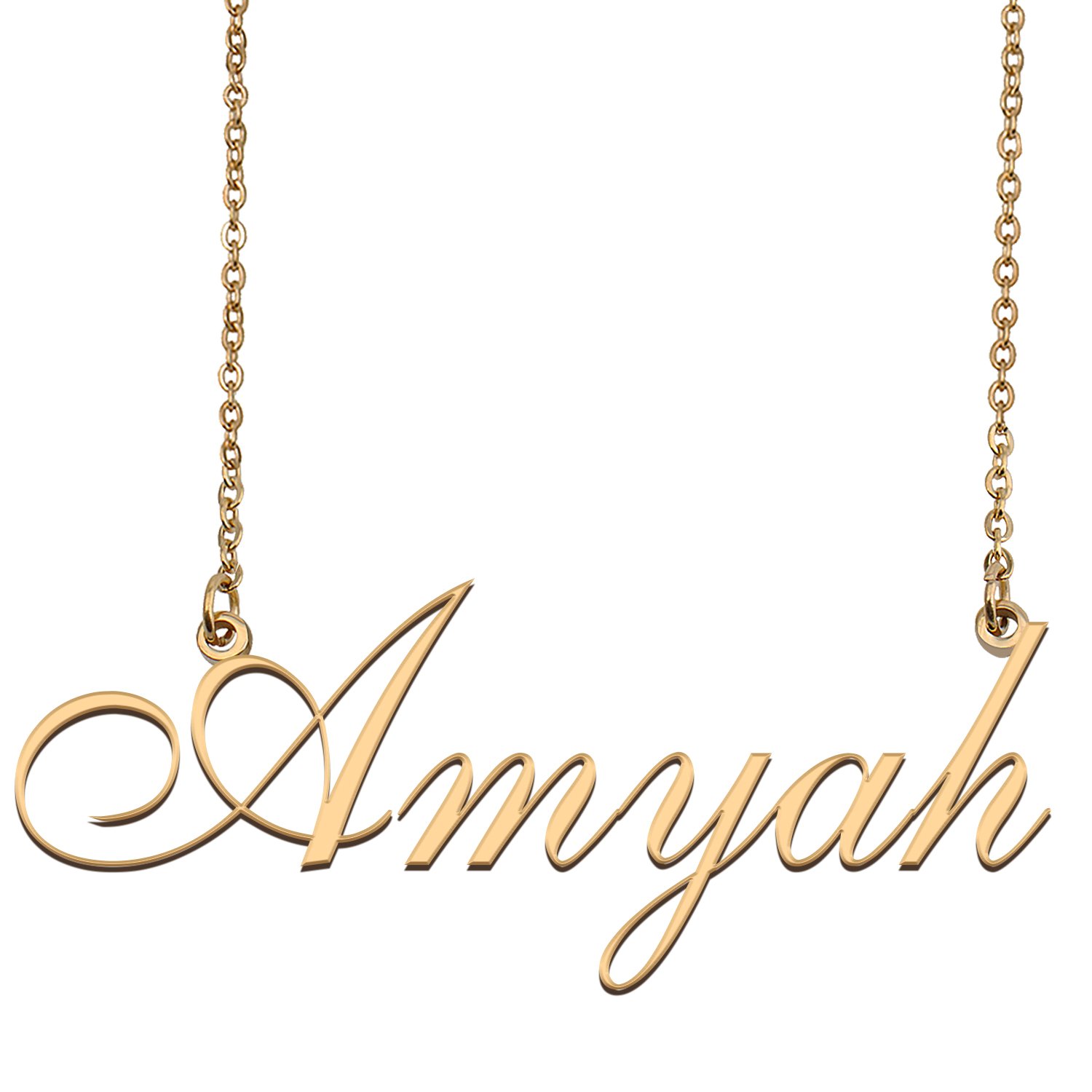 Customized Simple My Name Necklace Jewelry Gifts for Girls Amyah