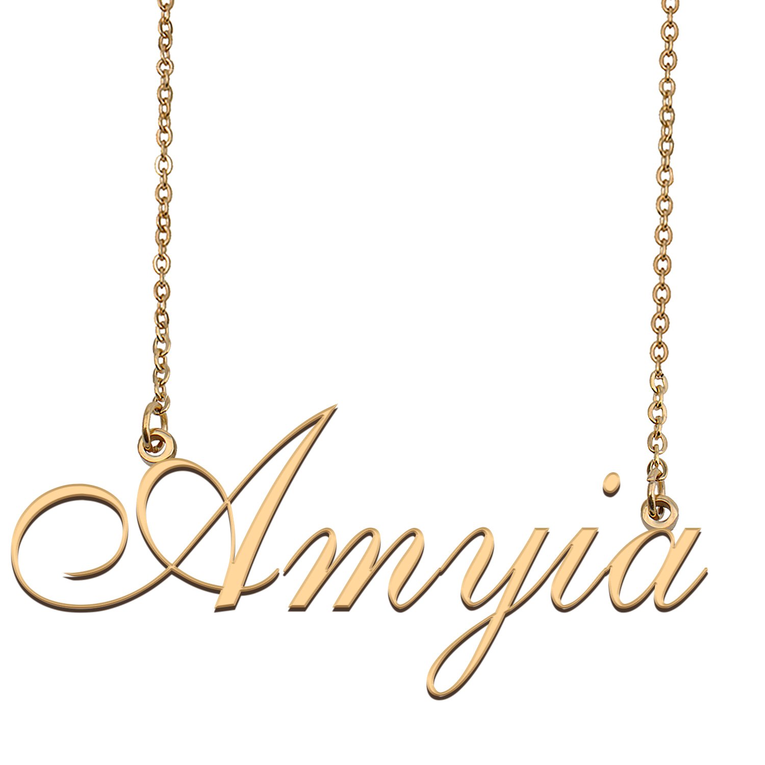Customized Simple My Name Necklace Jewelry Gifts for Girls Amyia