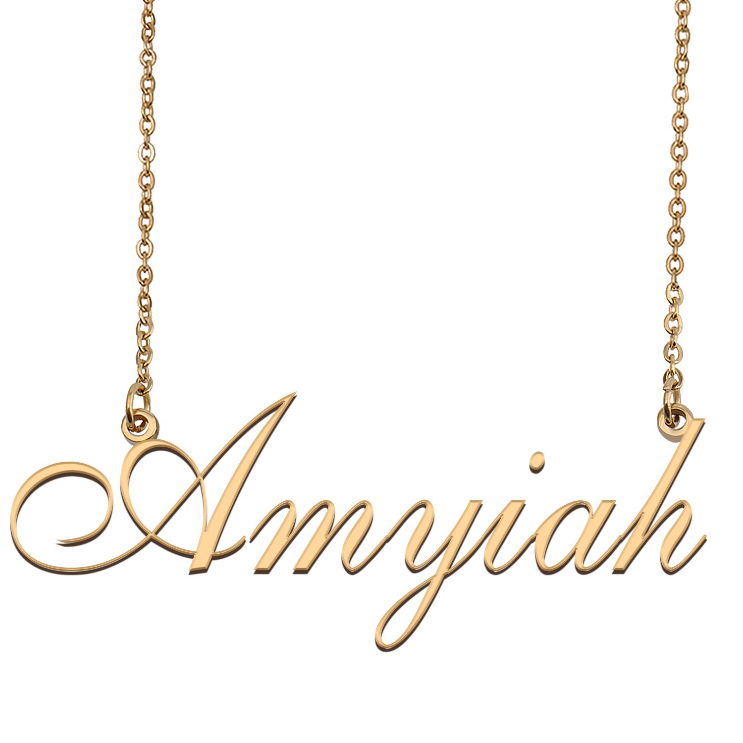 Customized Simple My Name Necklace Jewelry Gifts for Girls Amyiah